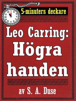 cover image of Högra handen. Detektivberättelse